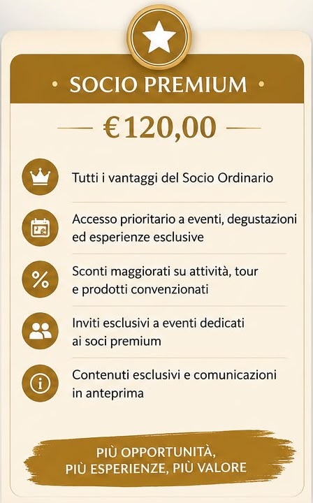 Tesseramento Socio Premium
